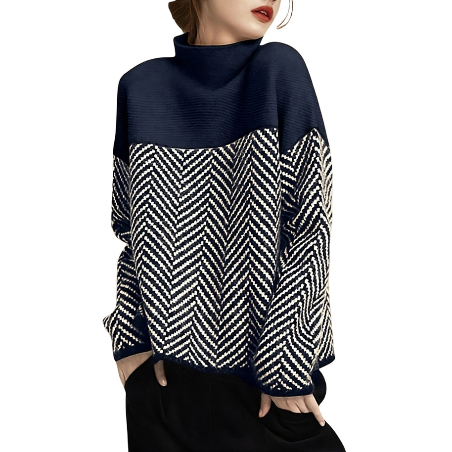 WW | Eleganter Wollrollkragenpullover für Damen - Stilvoller und wärmer Pullover