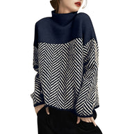 WW | Eleganter Wollrollkragenpullover für Damen - Stilvoller und wärmer Pullover