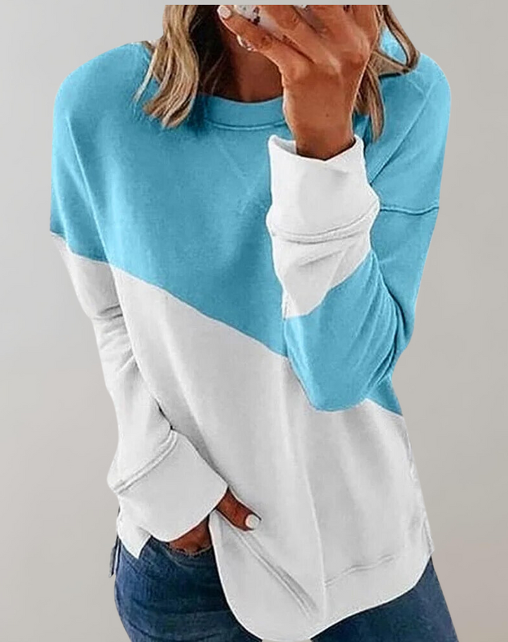 W&W Mode - O-Ausschnitt -Sweatshirt für Frauen