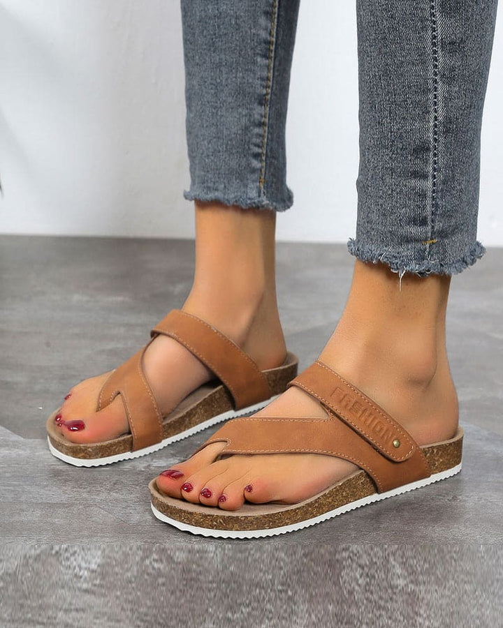 W&W Mode | Bequeme Ledersandalen