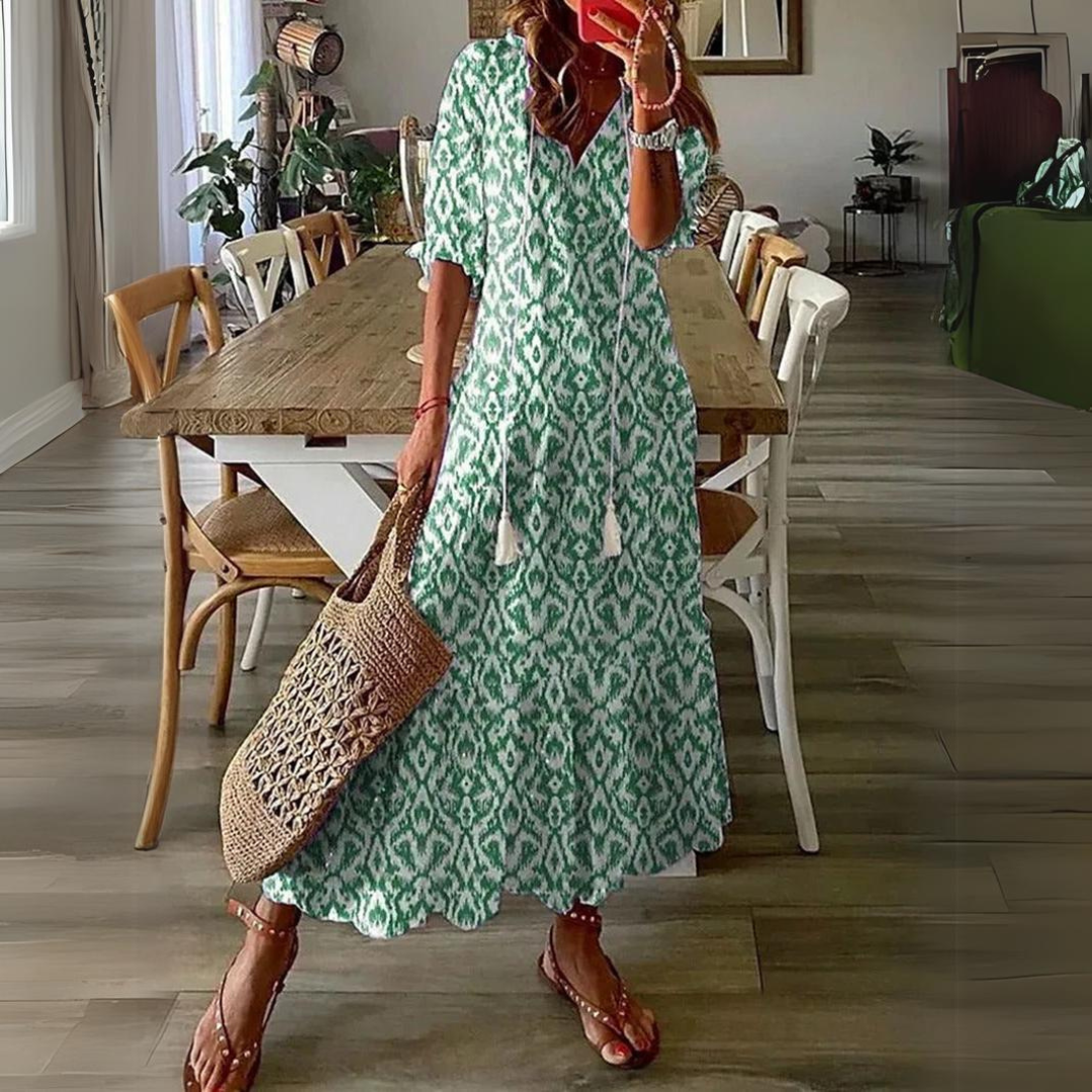 W&W Mode | Maxi Kleid Mit Blumenmuster