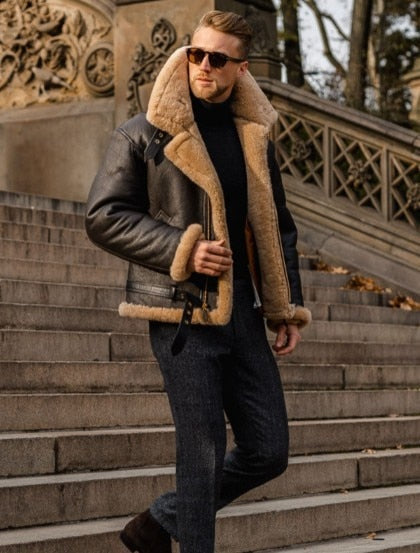 W&W Mode | Leichte, Mit Wolle Gefütterte Jacke