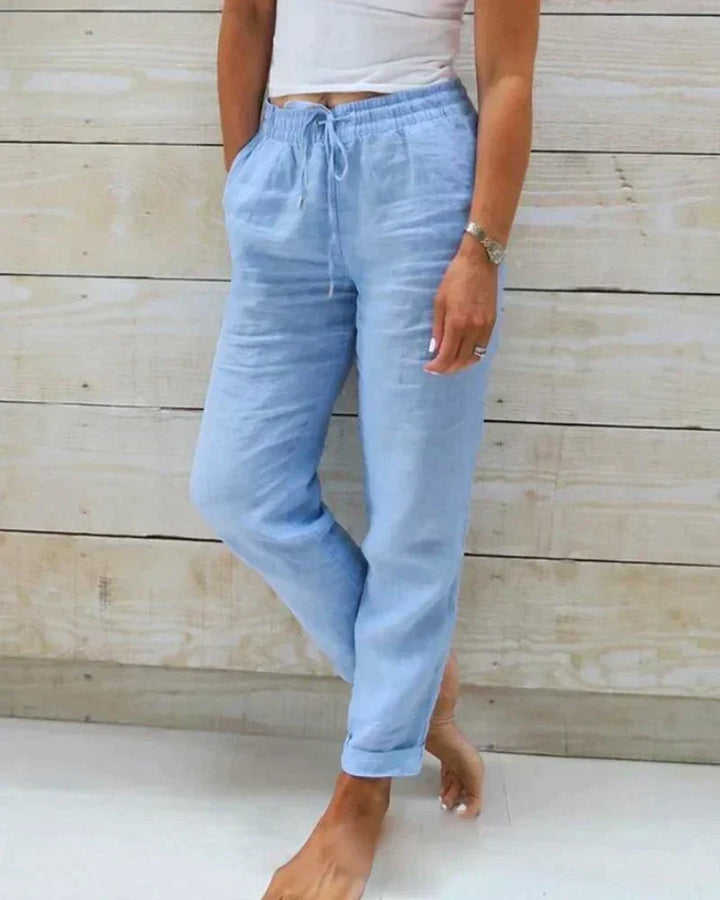 W&W Mode | Elegante Leinenhose für Frauen