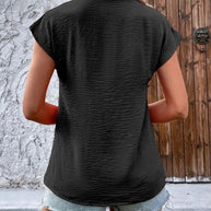 WW | T-shirt Mit Kurzen Ärmeln Und Einem V-ausschnitt