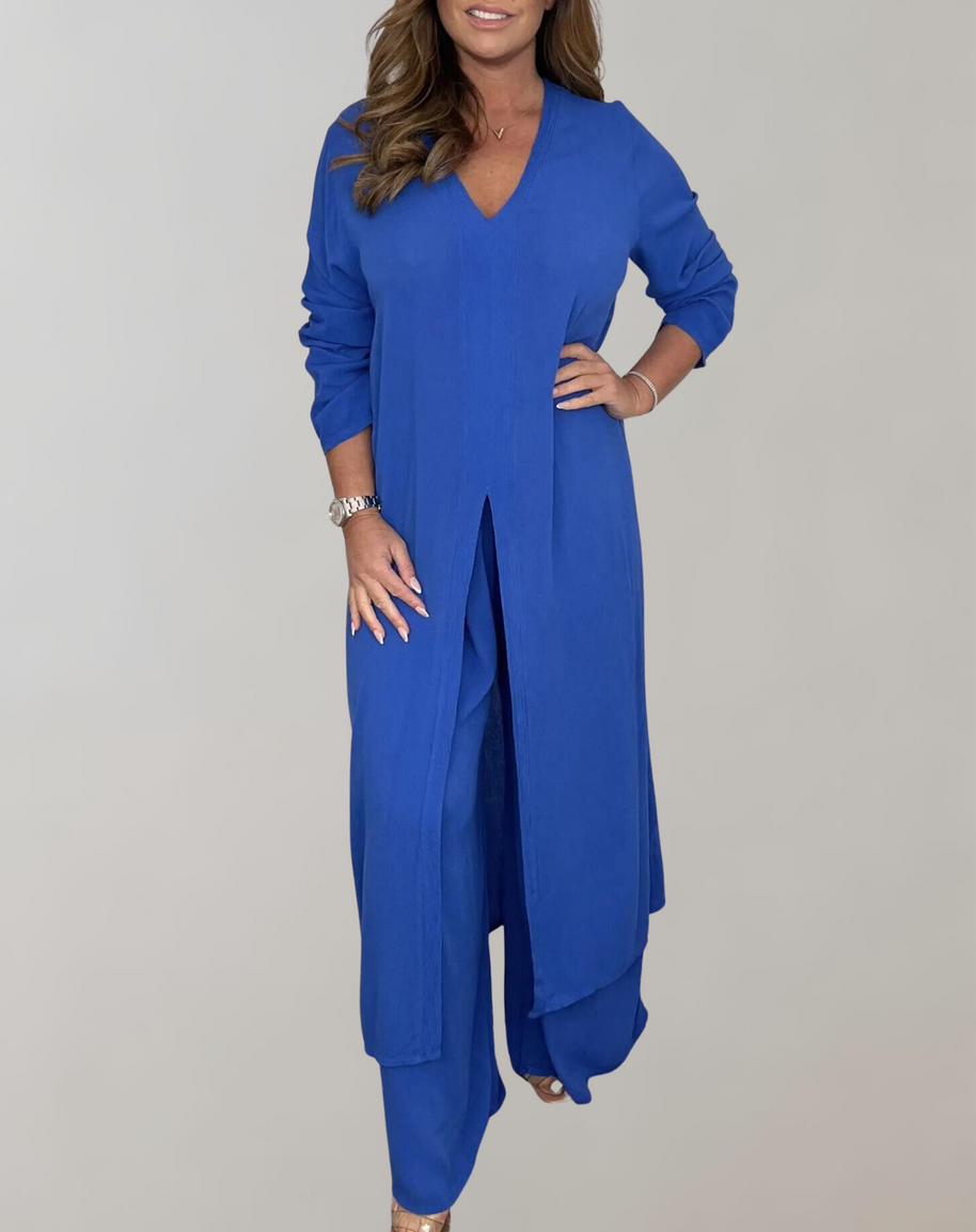 WW - Langes Top mit elegantem hohem Schlitz