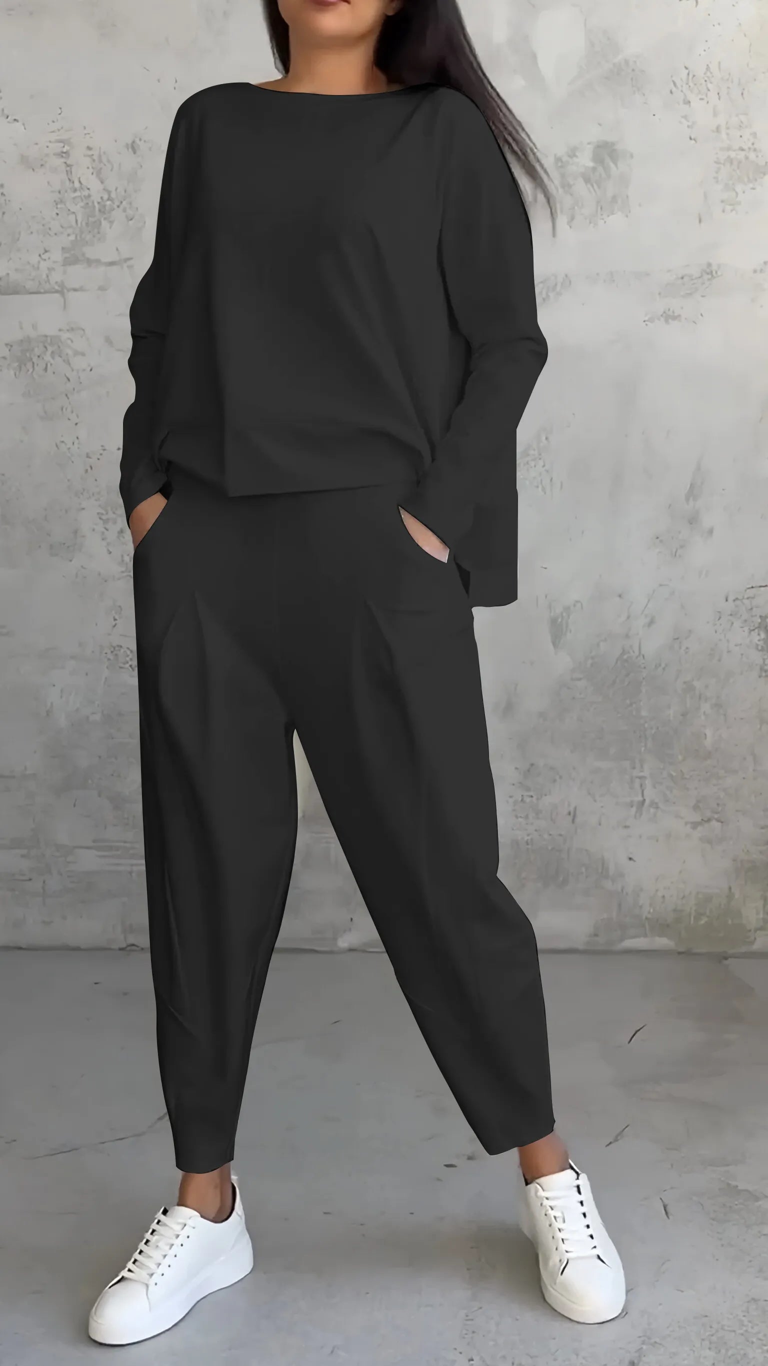 WW | Zweiteiliges Set In Einem Lässigen Relaxed Fit Modell