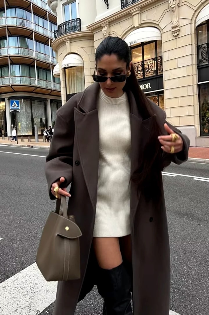 WW | Übergröße Mantel Jacke Mit Zeitloser Eleganz Für Damen