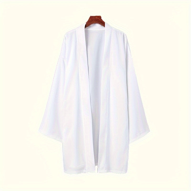 WW | Damen Kimono Stil Locker Fallendes Offenes Vorderjacke