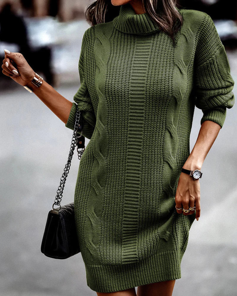 WW | Schicke Herbst Strickkleid für Frauen