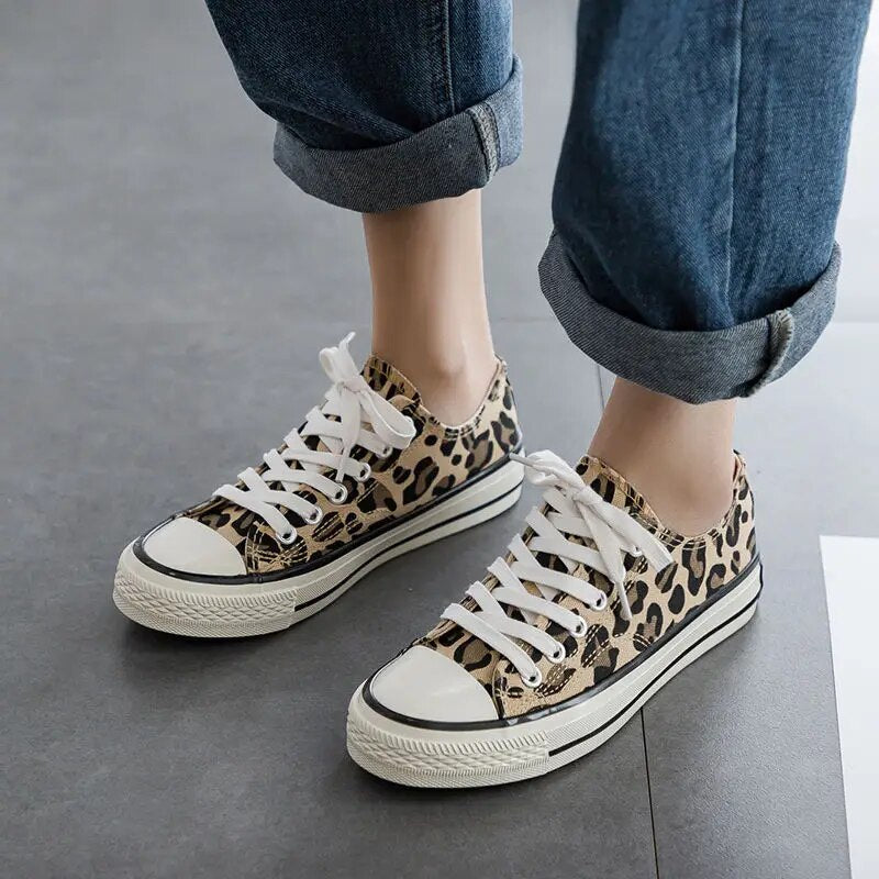 WW | Leopard Turnschuhe