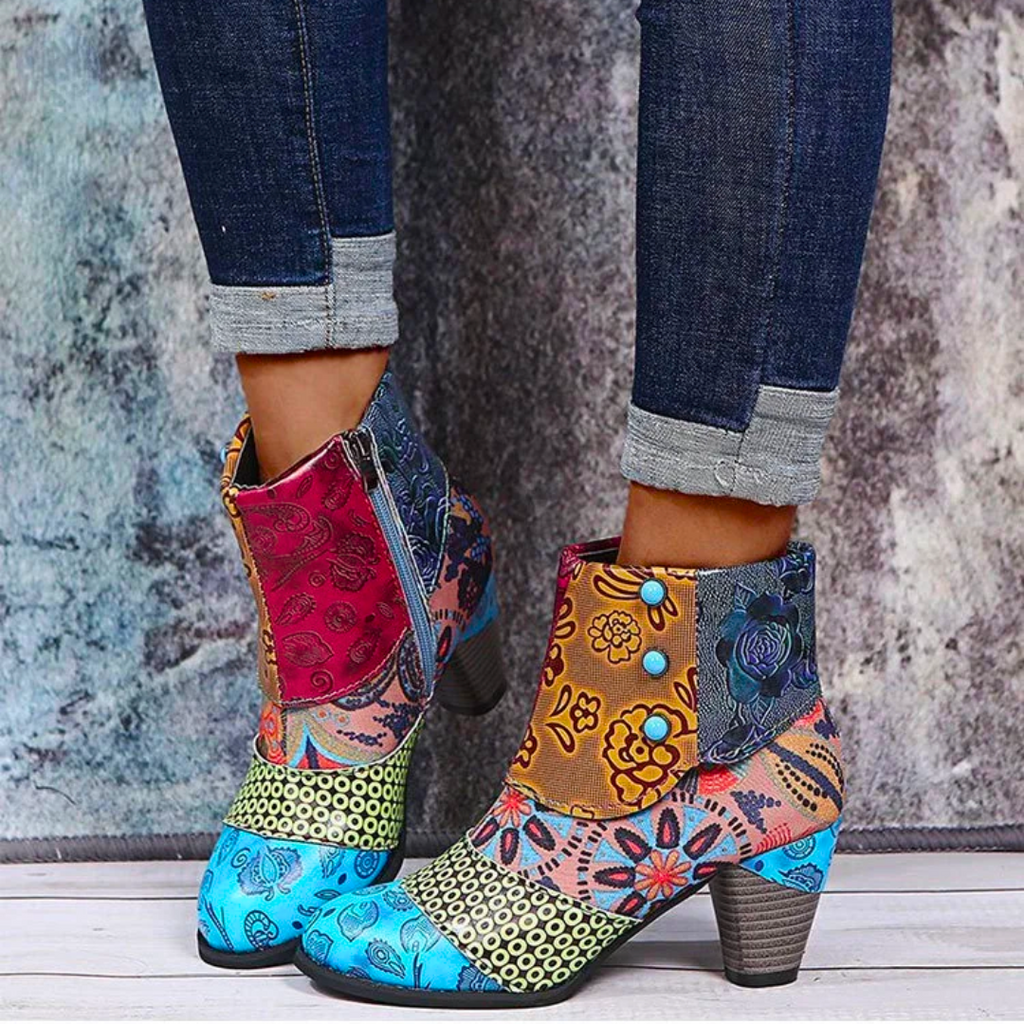 WW | Damen Wasserdichte Retro-Stiefel