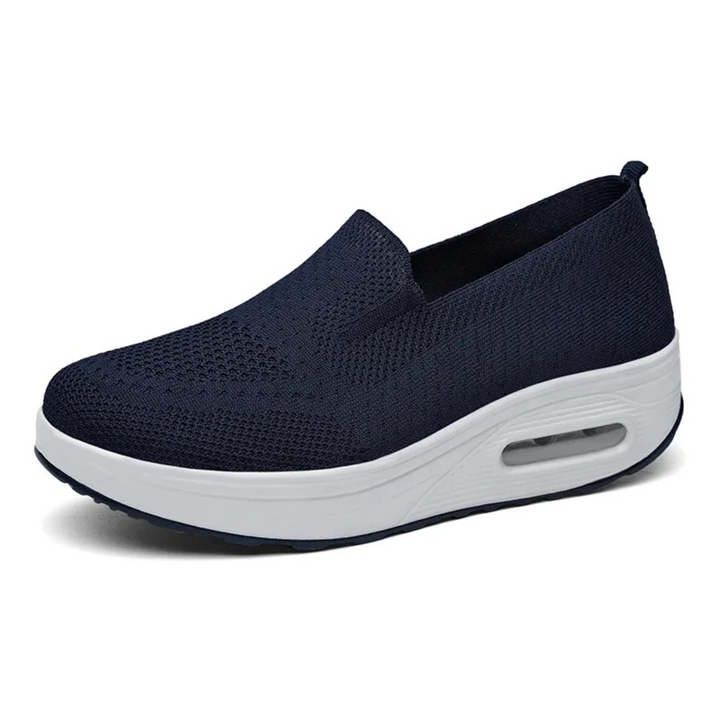 W&W Mode – Einfarbige, atmungsaktive Damen-Slipper aus Mesh