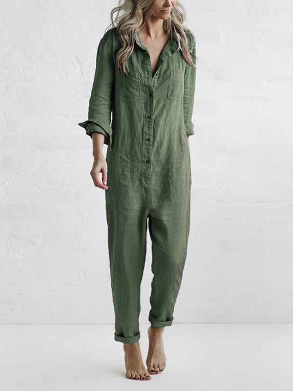 W&W Mode | Langarm-Jumpsuit – Bequem und stylisch