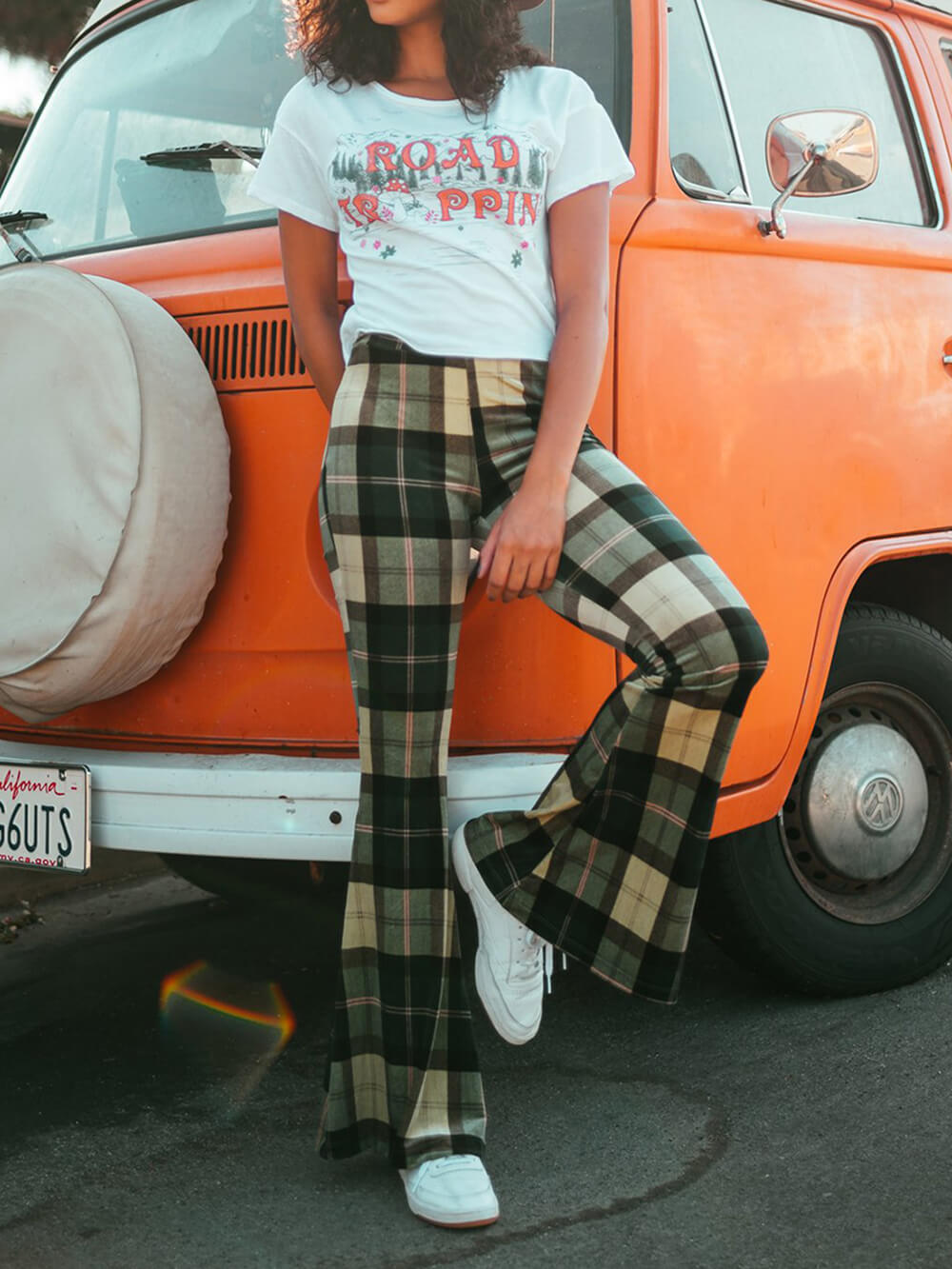 W&W Mode | Retro-Hose mit weitem Bein