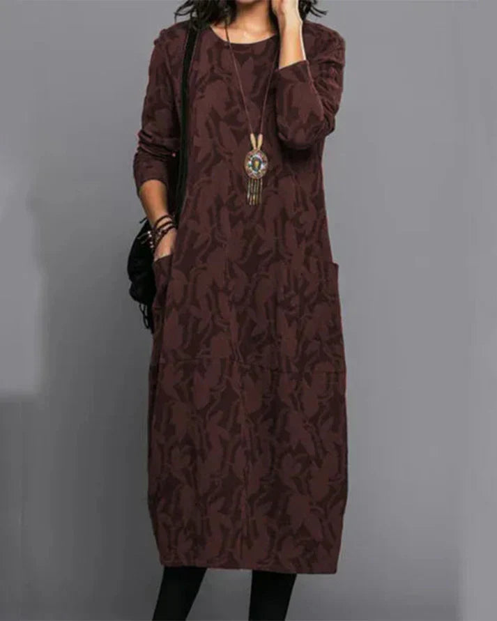 WW | Lavin Elegantes Langes Kleid mit Tasche