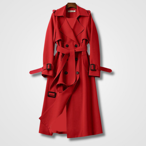 W&W Mode | Lässiger Langer Trenchcoat Mit
