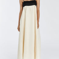 WW | Maxi Kleid Für Frauen Schwarz & Weiß