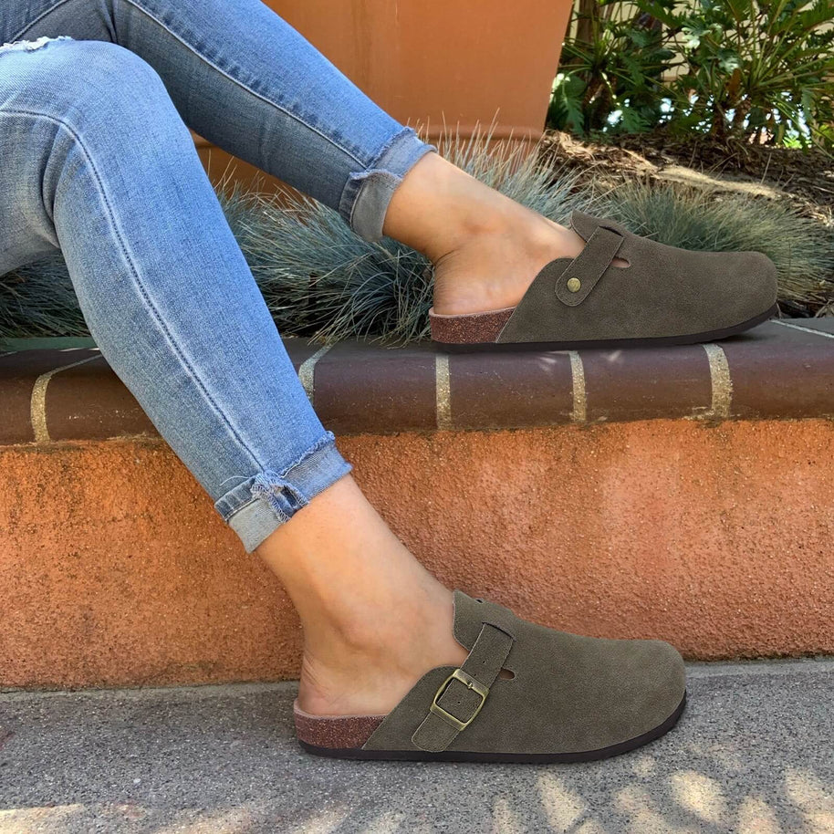 WW | Moderne und stilvolle Wildleder Hausschuhe für Damen