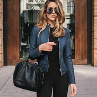 WW | Modische Lederjacke
