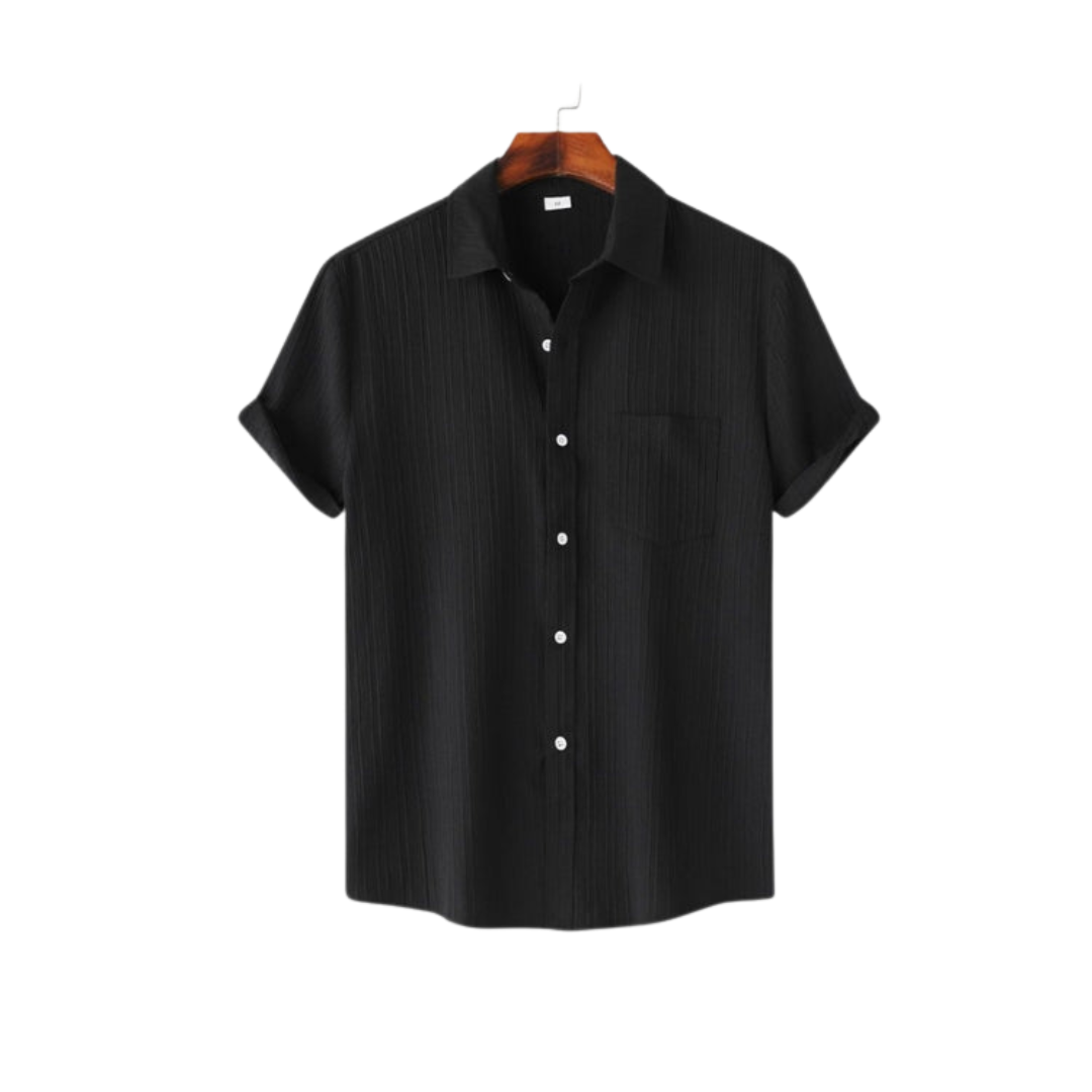 WW Geld Sommer Hemd - Lässig - Nahtloses Design Dehnbarer Stoff