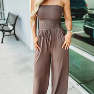 WW | Bequemer Jumpsuit Mit Weitem Bein