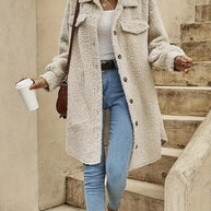 Weiche Jacke mit Knöpfen