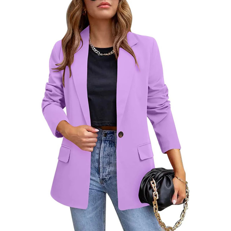 WW – Koreanischer Damenblazer, Slim-Fit-Mantel
