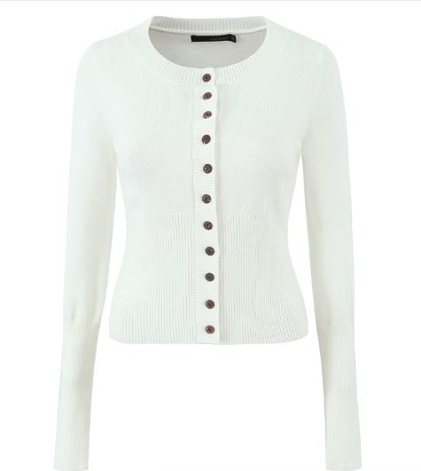 WW | Hals Langarm Cardigan