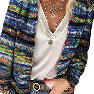 Stilvolle und elegante Winter-Strickjacke