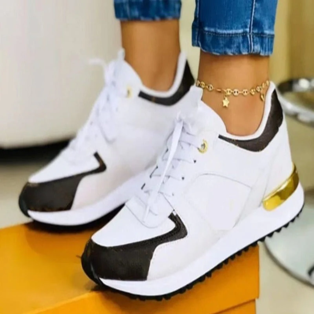 WW | Damen Sneaker Sportlich Bequem Mit Rutschfester Sohle Und Schnürung