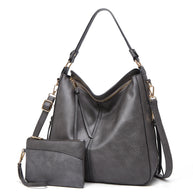 WW | Leder Tasche Mit Großer Kapazität Und Seitenfächern