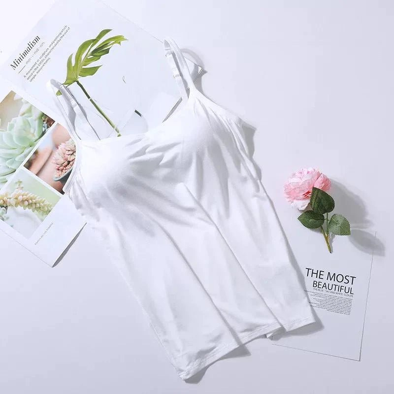 WW | Damen Top Hemd Mit Eingebautem Bh Für Frauen