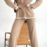 WW Elastisches Strick-Lounge-Set