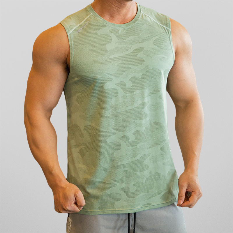 WW | Herren T-Shirt Schnell Trocknendes Ärmelloses Sportshirt Für Männer