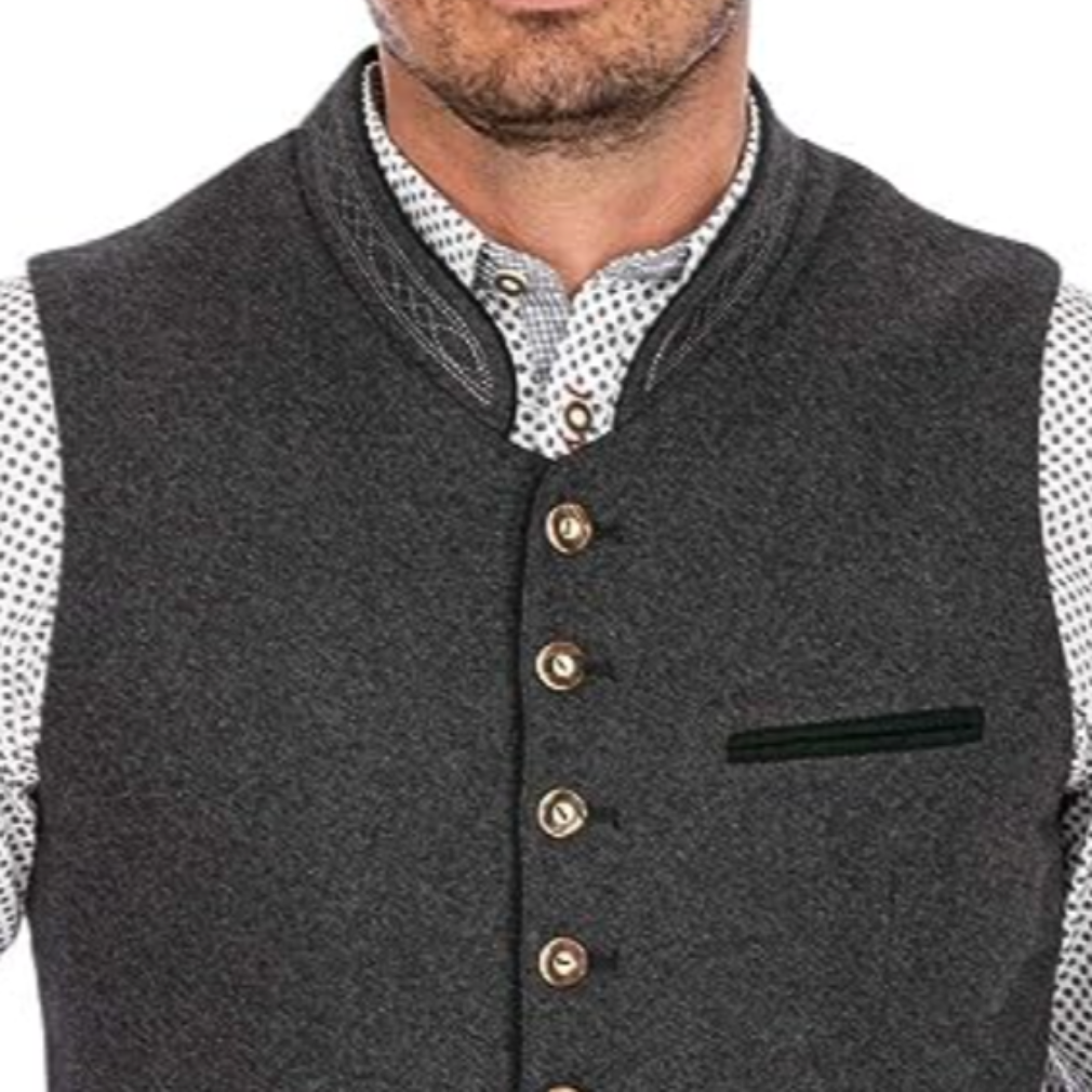 WW | Herren Weste Mit Einem Stilvollen Traditionellen Look