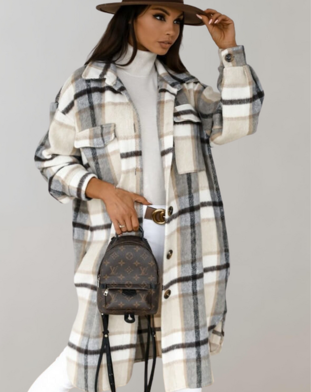 WW - Karierter Mantel