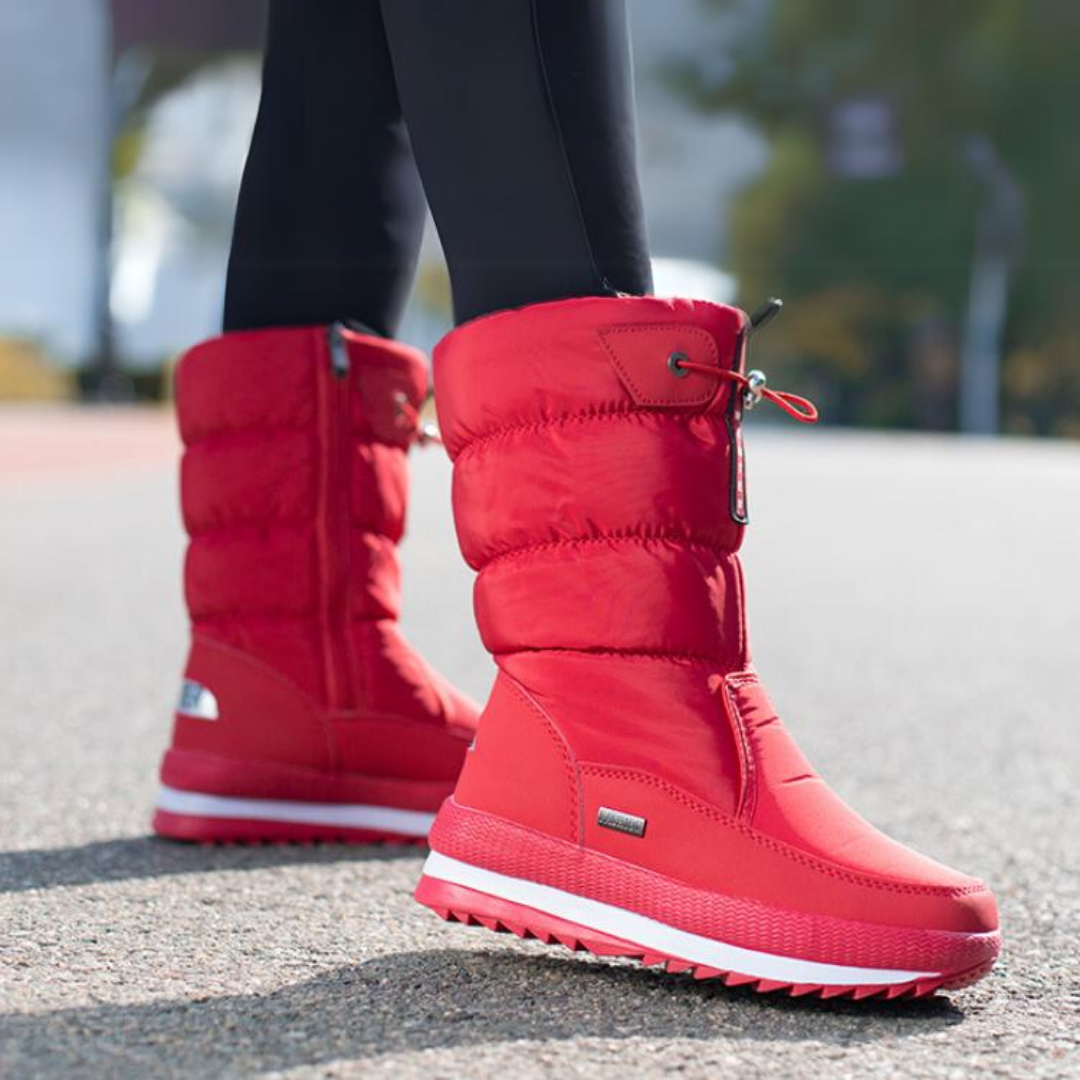 W&W Mode | Rutschfest Seitenreißverschluss Wasserdicht Stiefel