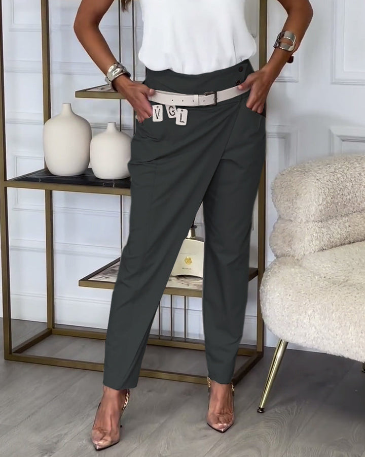 W&W Mode | Patchwork Hose Mit Gürtel
