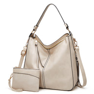 WW | Leder Tasche Mit Großer Kapazität Und Seitenfächern