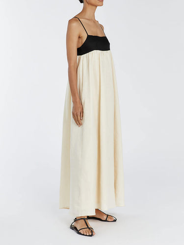 WW | Maxi Kleid Für Frauen Schwarz & Weiß