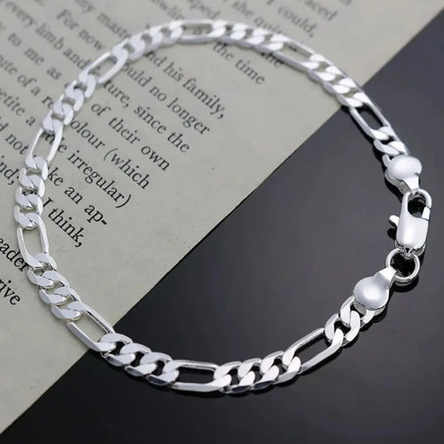 DruneEcht 925 Sterling Silber Armband für Damen