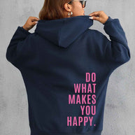 WW - Damen Hoodie - Lässiger Streetstyle mit Schriftzug