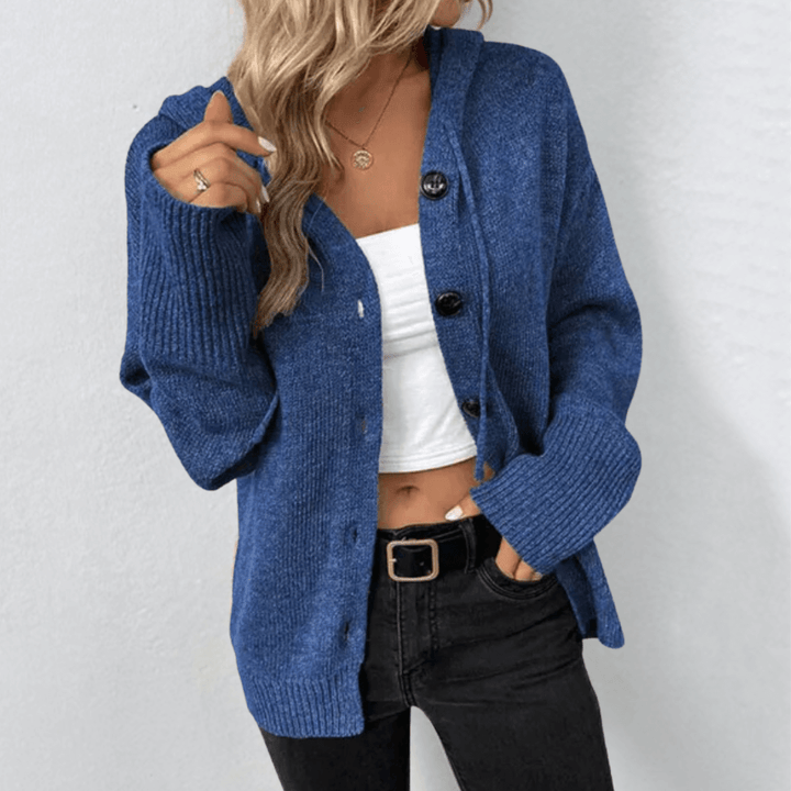 W&W Mode | Leichter Knopf Strickjacke Für Frauen