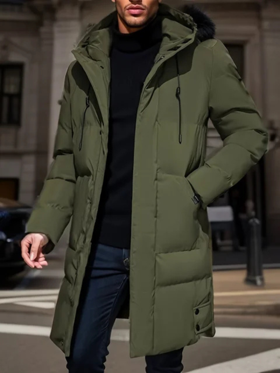 W&W Mode | Jacke für Herren mit Kapuze für den Winterlook