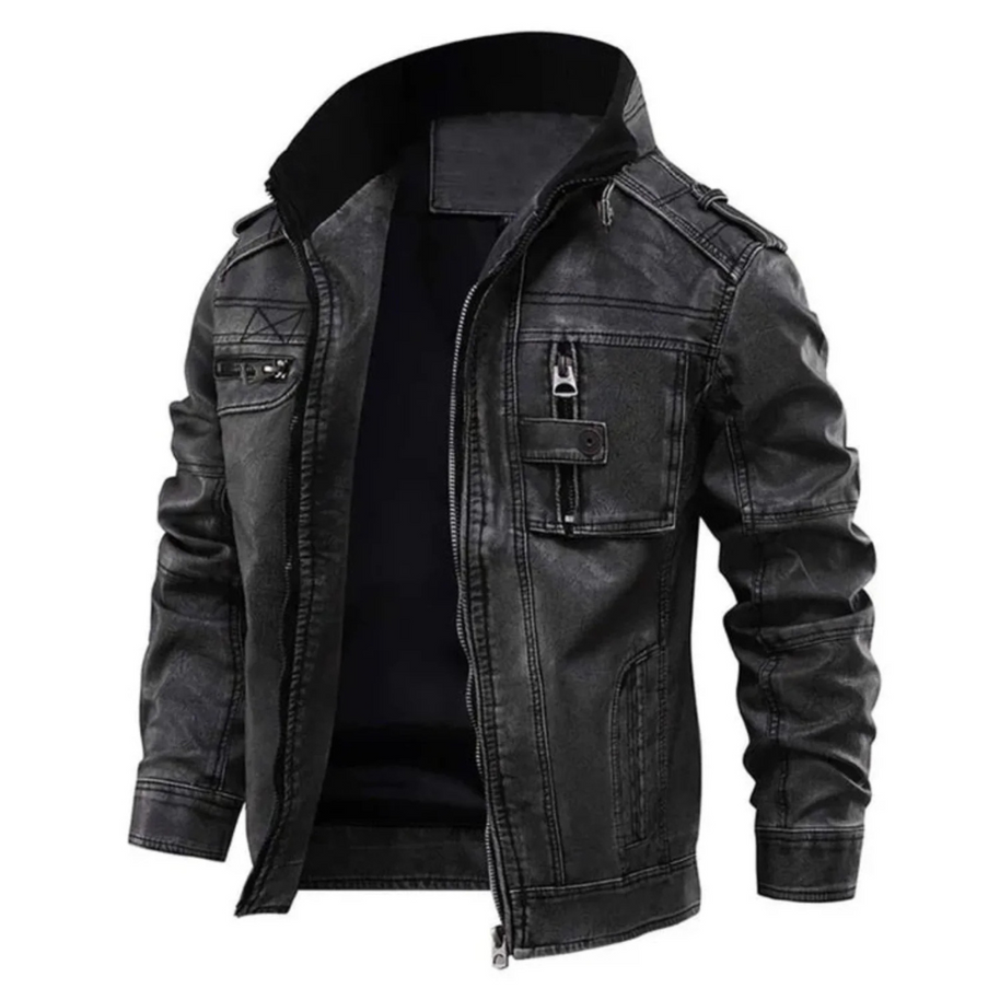 WW | Trendy schwarze Jacke für Herren