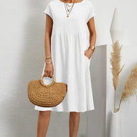 WW | Midi-Kleid mit Seitentaschen