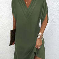 WW | Damen V-Ausschnitt-Kleid