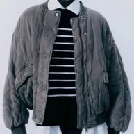 – Baumwolljacke mit Rundhalsausschnitt