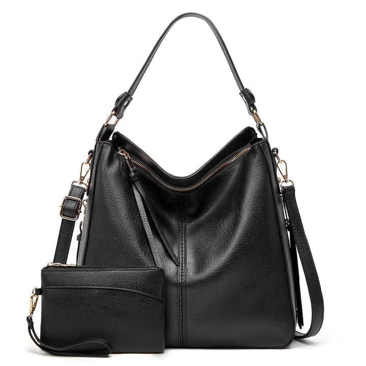 W&W Mode | Leder Tasche Mit Großer Kapazität Und Seitenfächern