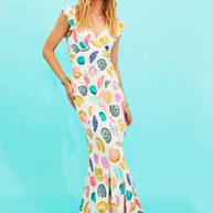 Juwelen Maxikleid für die Küste